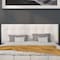 Flash Furniture Bedford Headboard, Queen, White Fabric HG-HB1704-Q-W-GG - alternate 3